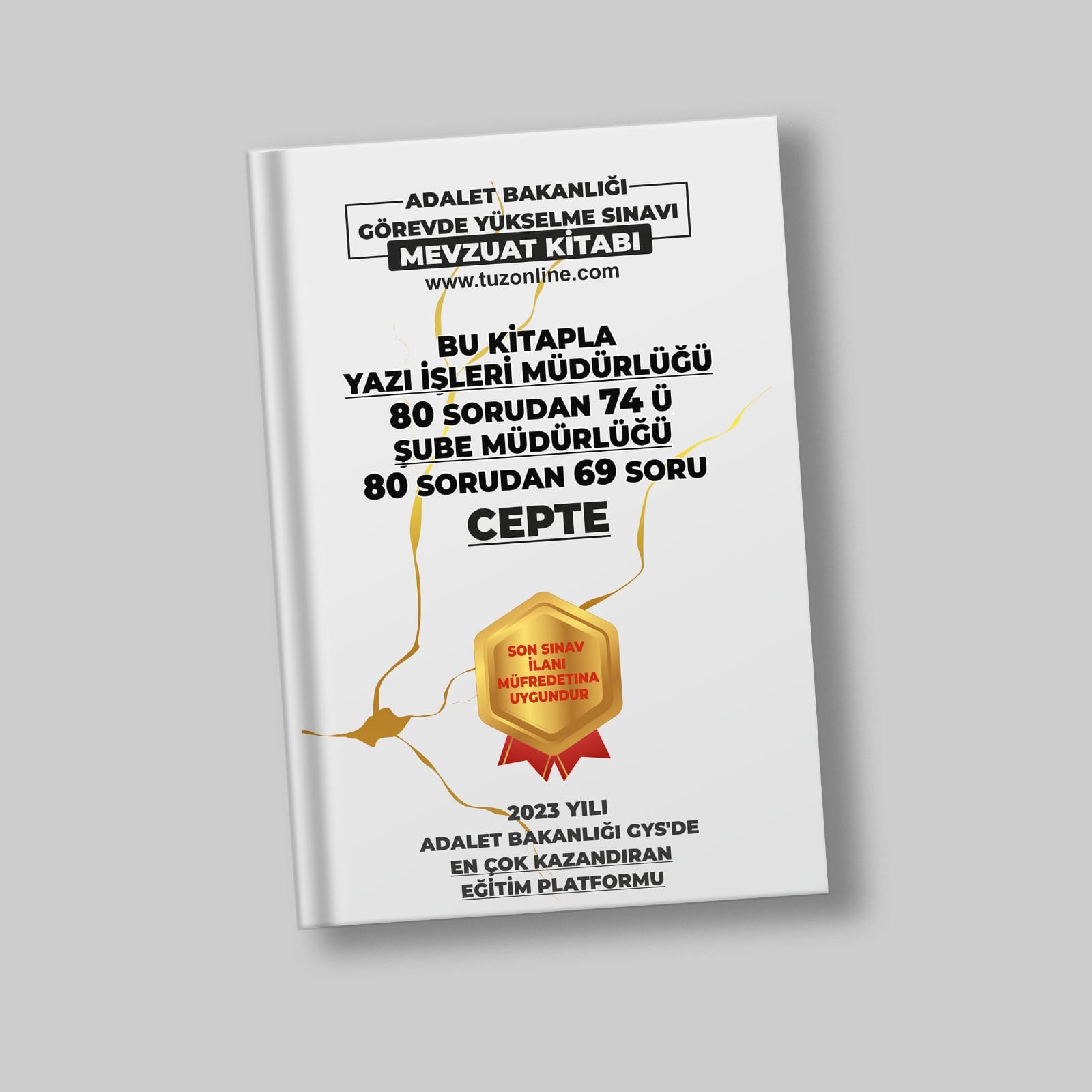 Adalet Bakanlığı Görevde Yükselme Sınavı Mevzuat Kitabı görseli